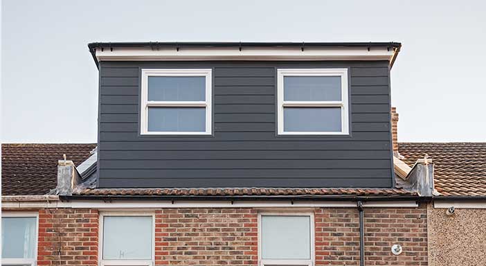 Full width dormer conversion
