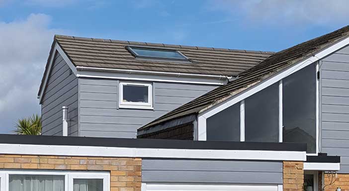 Loft extension built over garage